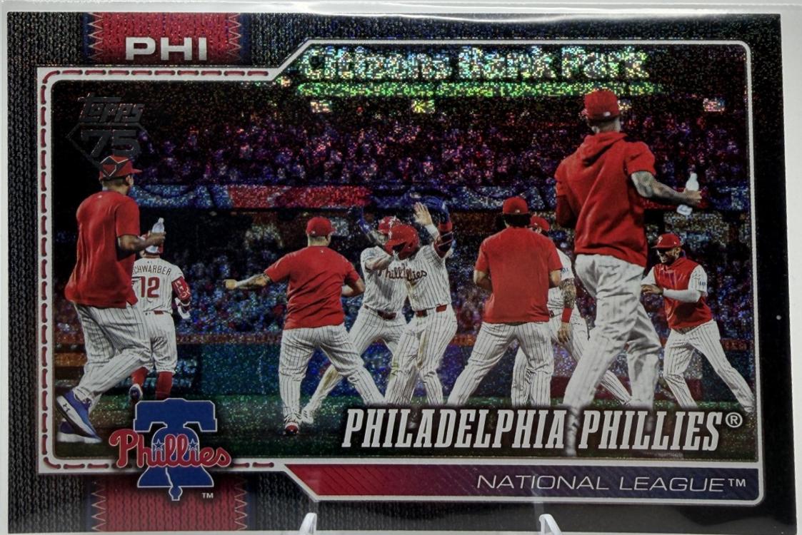 Philadelphia Phillies [Black Sandglitter] #295