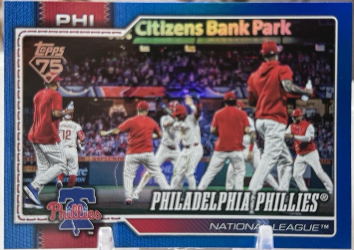 Philadelphia Phillies [Blue Holo] #295
