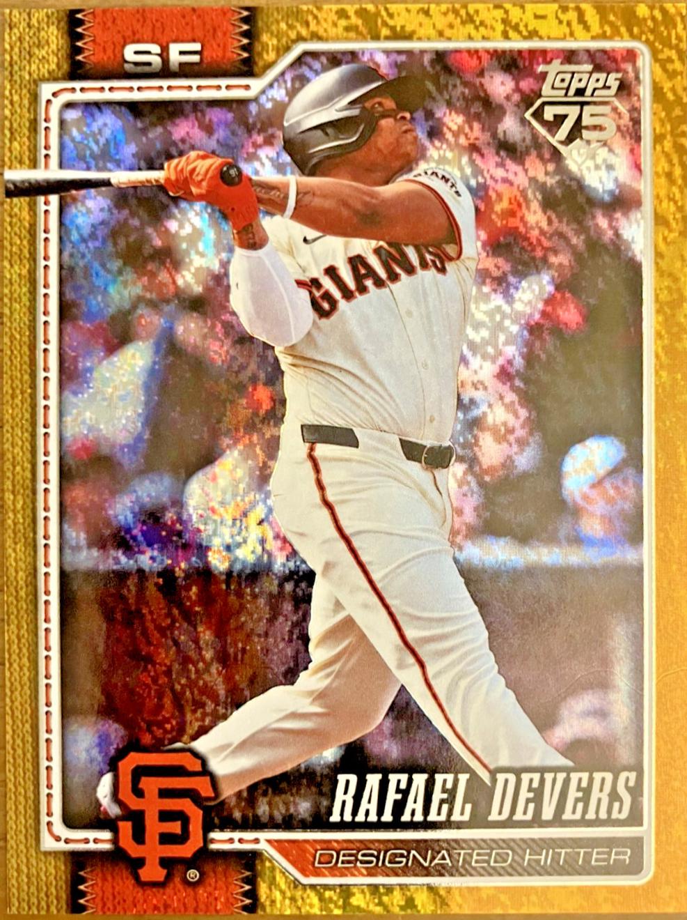 Rafael Devers [Gold Sandglitter] #219