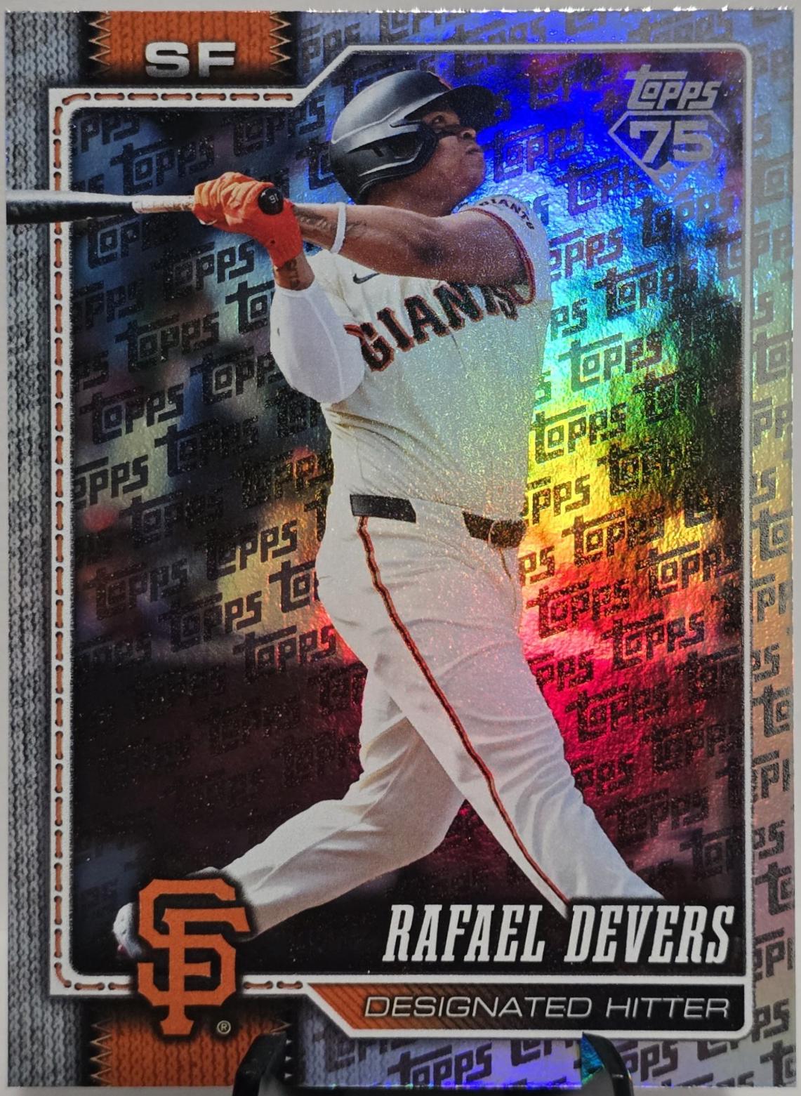 Rafael Devers [Topps Foil Pattern] #219