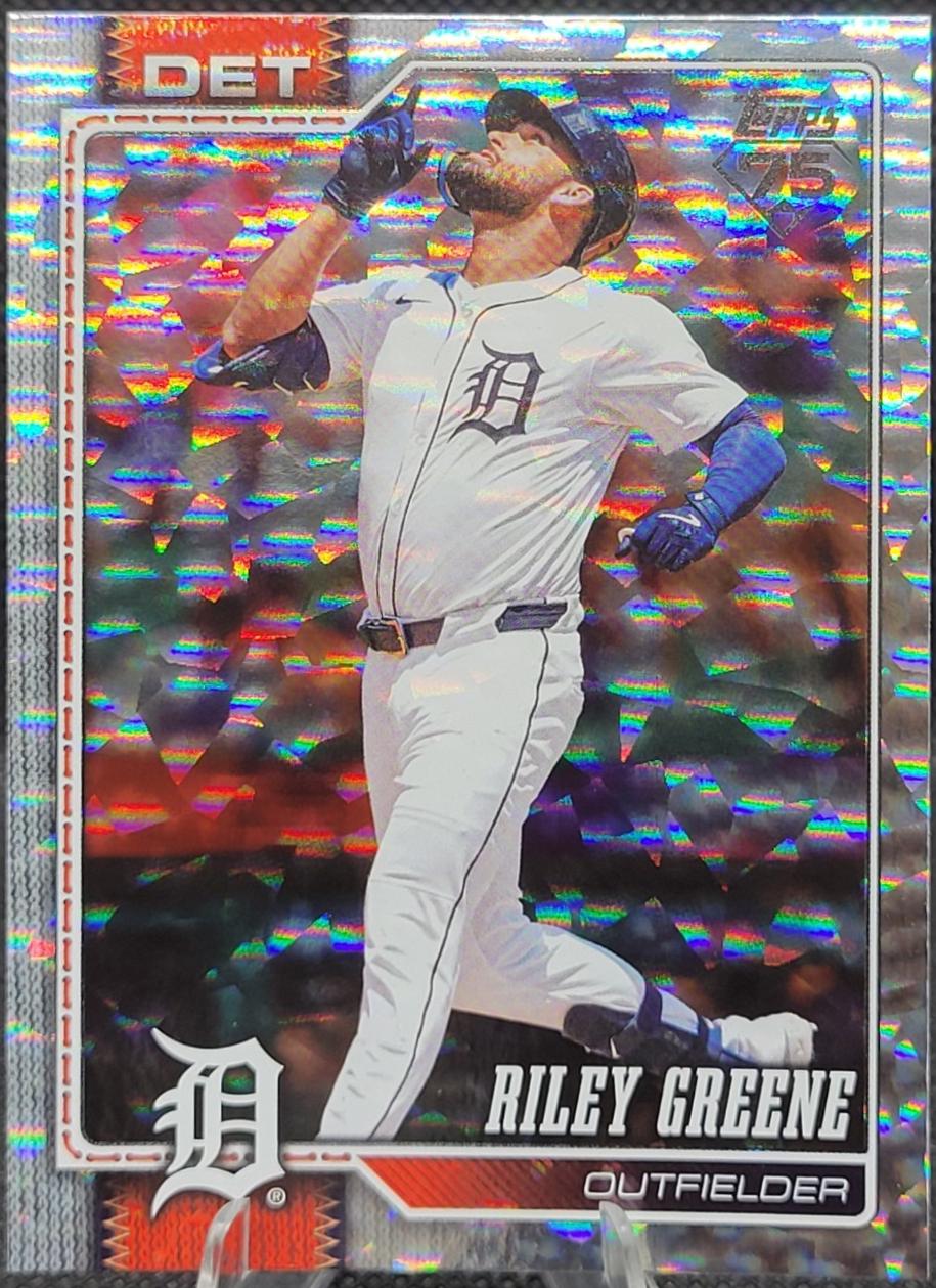 Riley Greene [Silver Crackleboard] #209