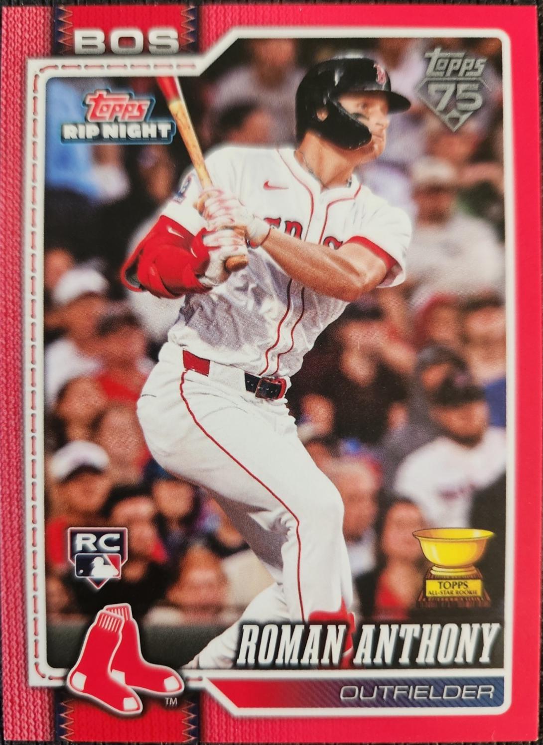 Roman Anthony [Red 1952 Variation Autograph] #189