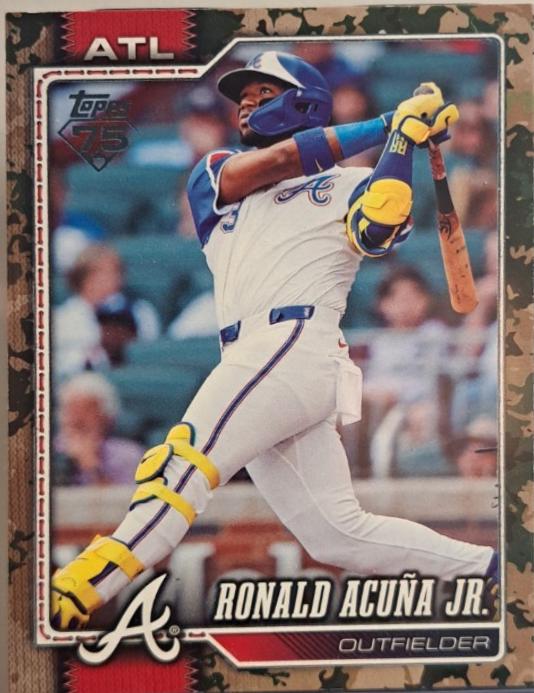 Ronald Acuna Jr. [Memorial Day Camo] #50