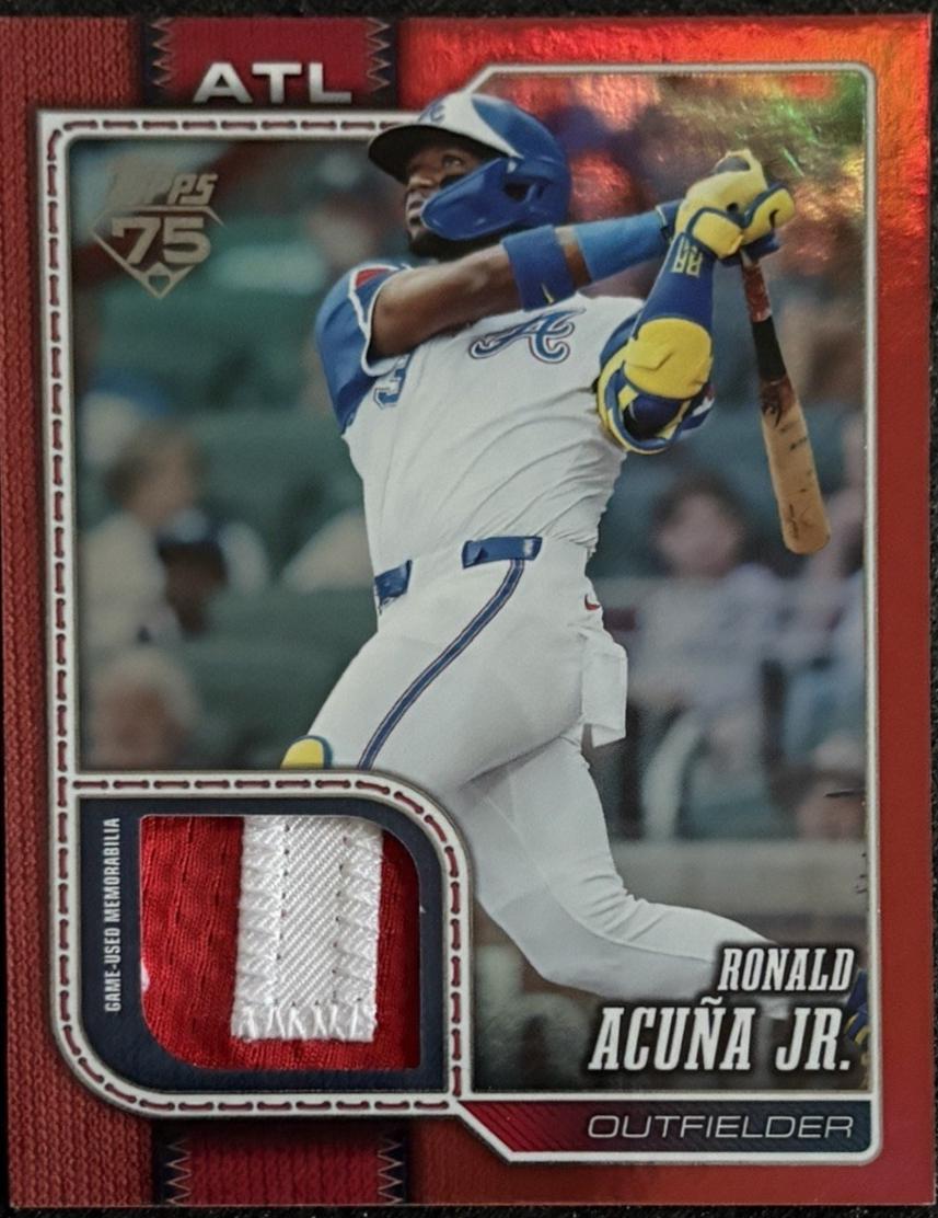 Ronald Acuna Jr. [Red Sandglitter] #50