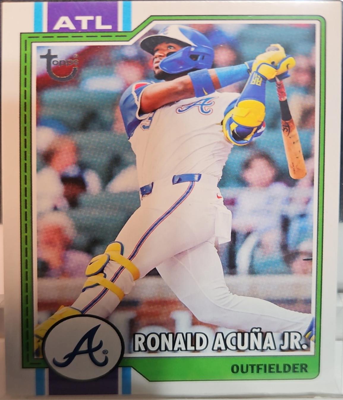 Ronald Acuna Jr. [Vintage Stock Variation] #50