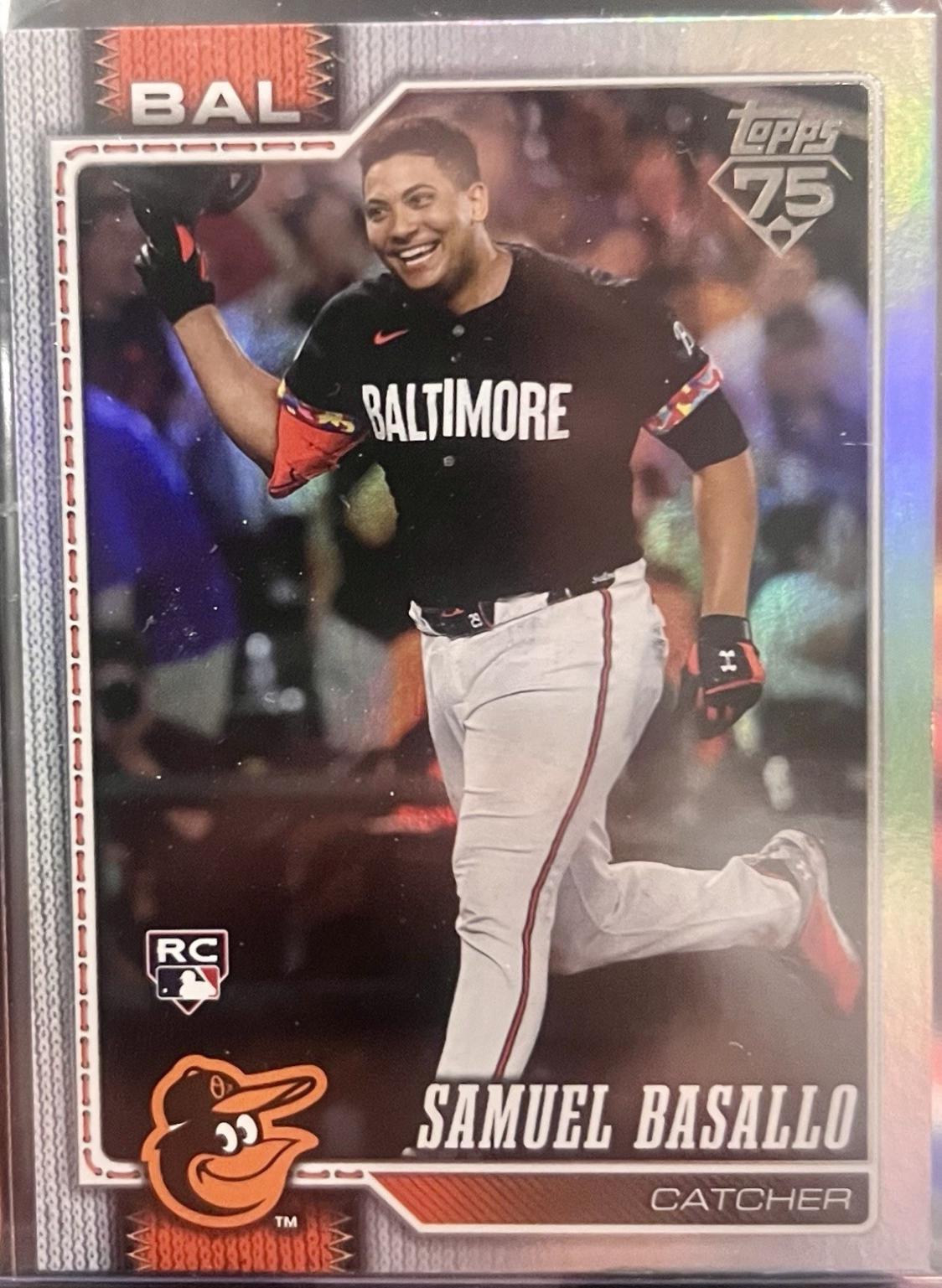 Samuel Basallo [Silver Crackleboard] #104