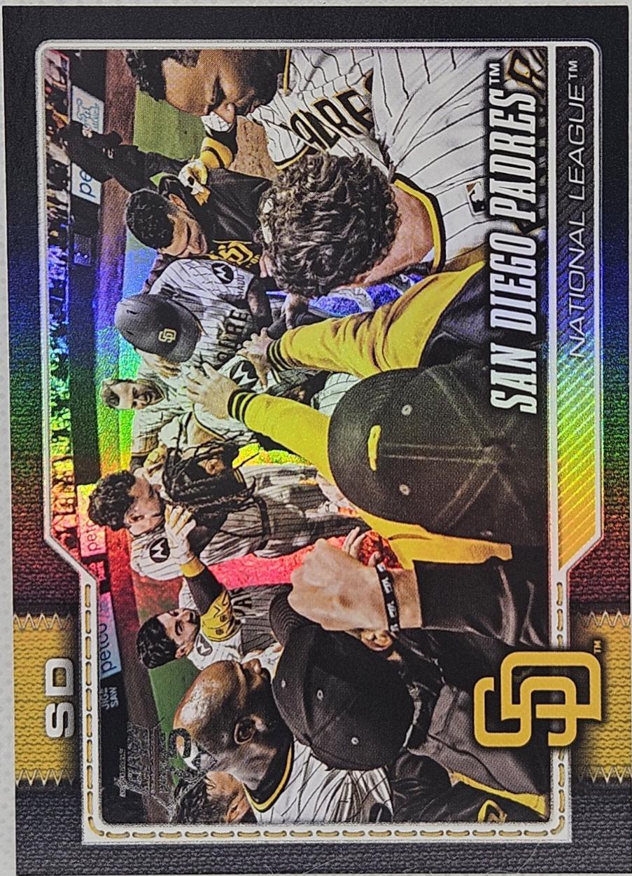 San Diego Padres [Black Rainbow] #292