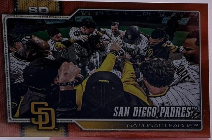 San Diego Padres [Orange Sandglitter] #292