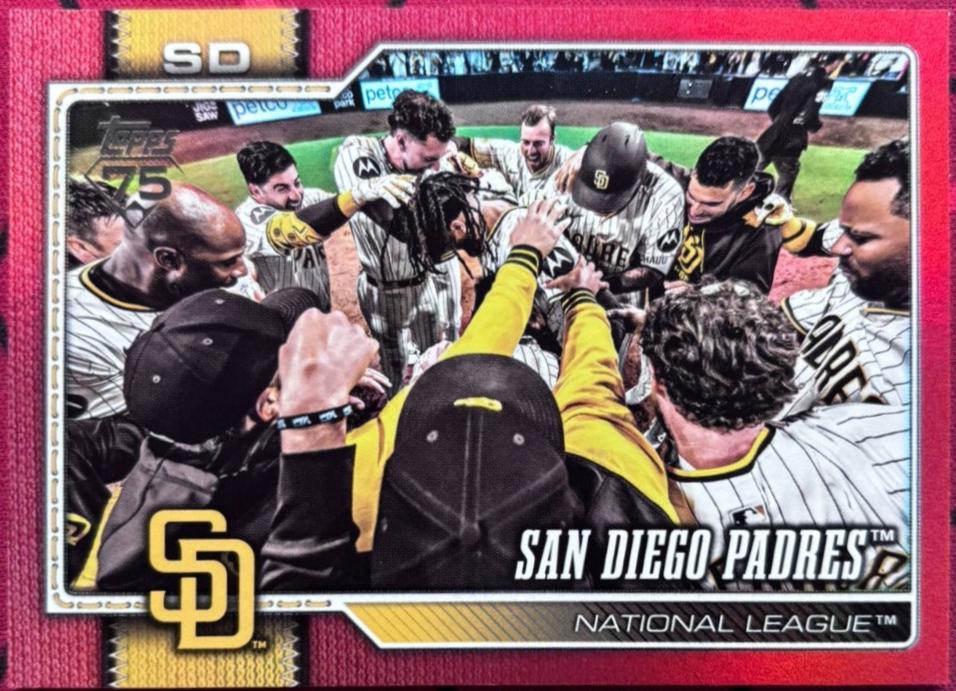 San Diego Padres [Red Sandglitter] #292