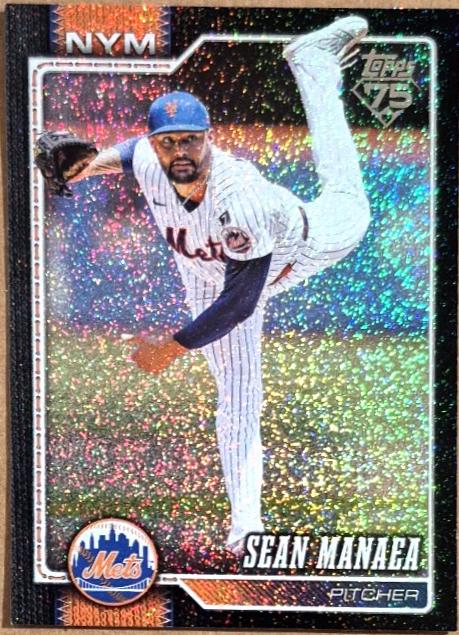 Sean Manaea [Black Sandglitter] #332