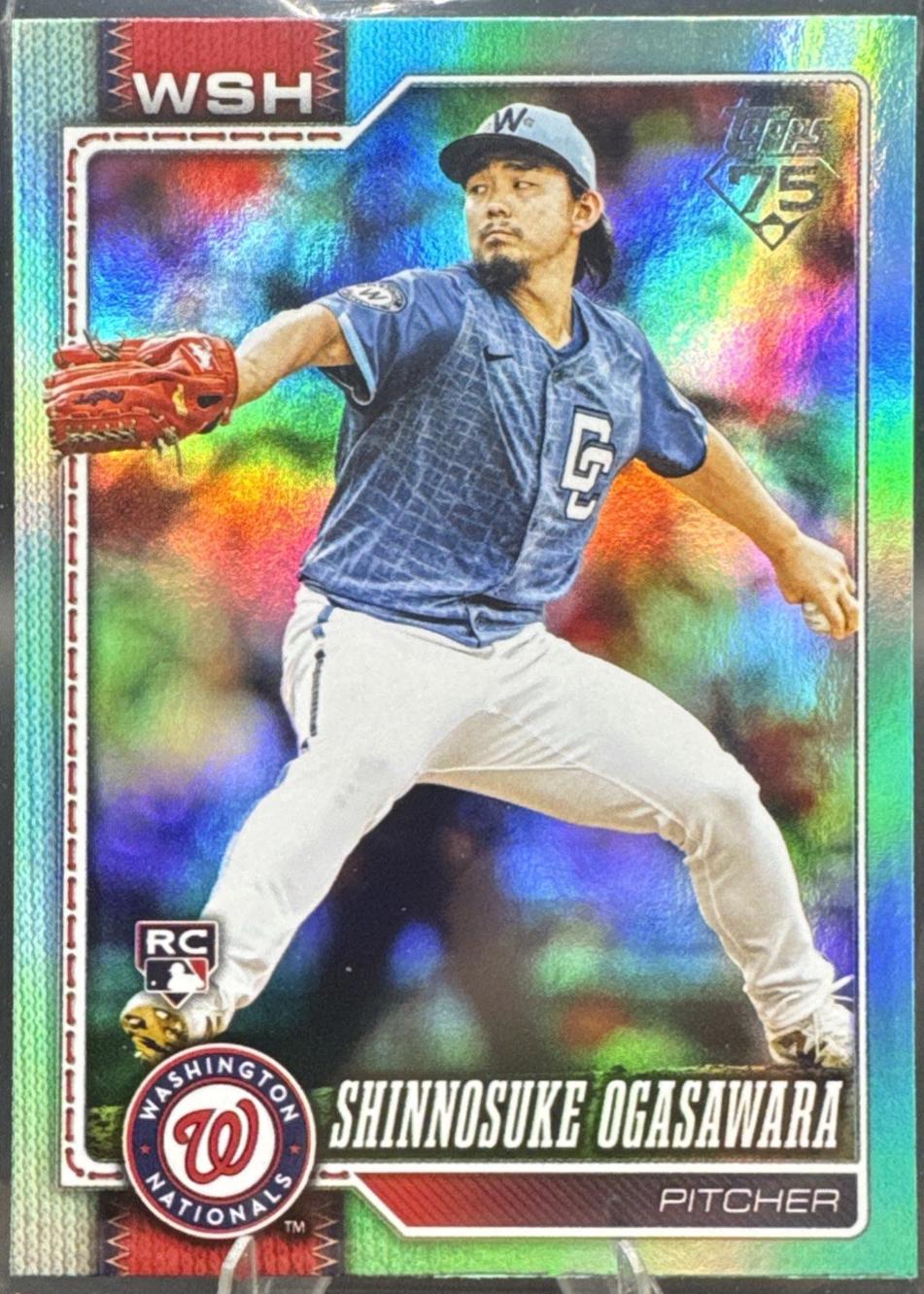 Shinnosuke Ogasawara [Topps Foil Pattern] #32