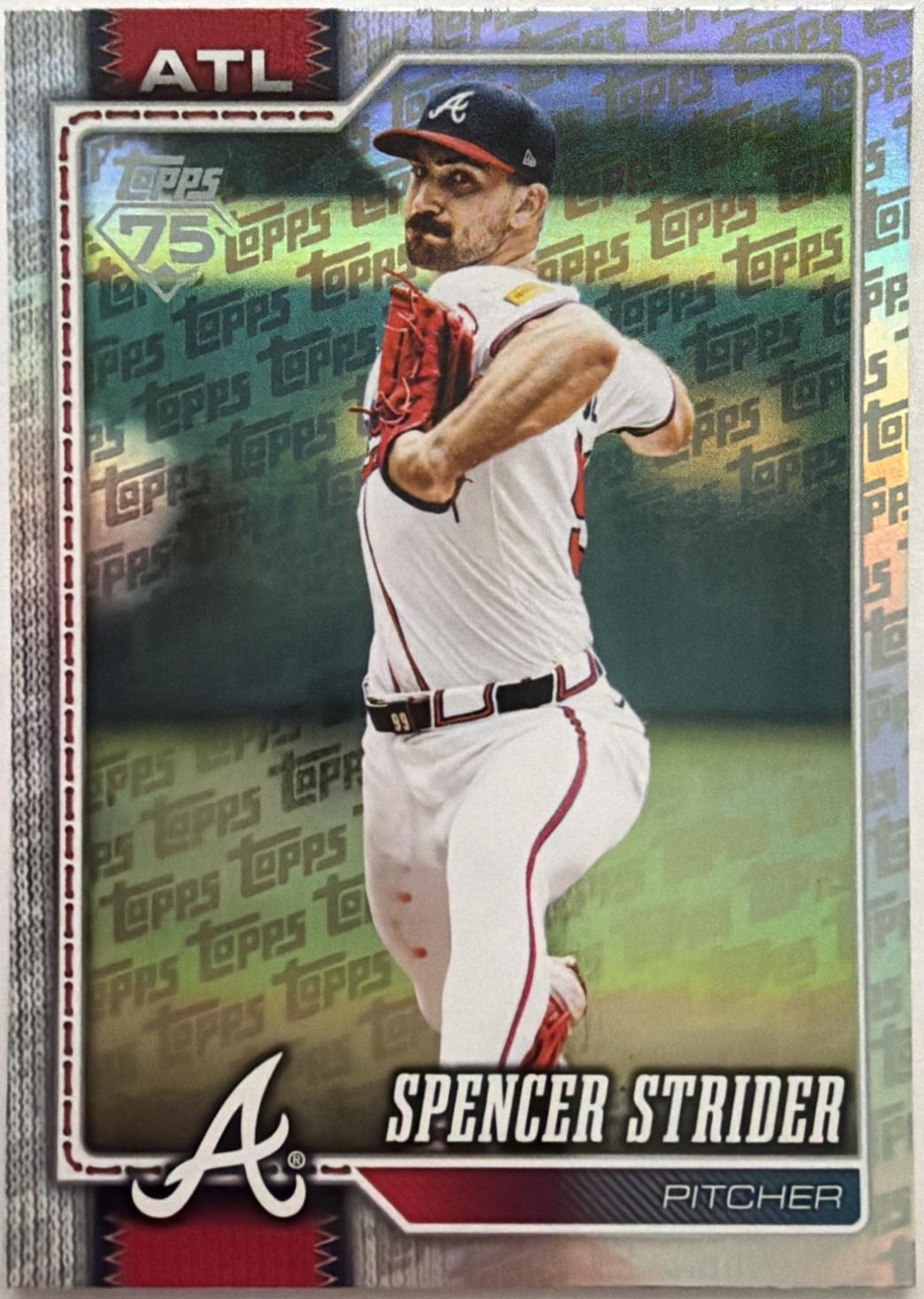Spencer Strider [Topps Foil Pattern] #79