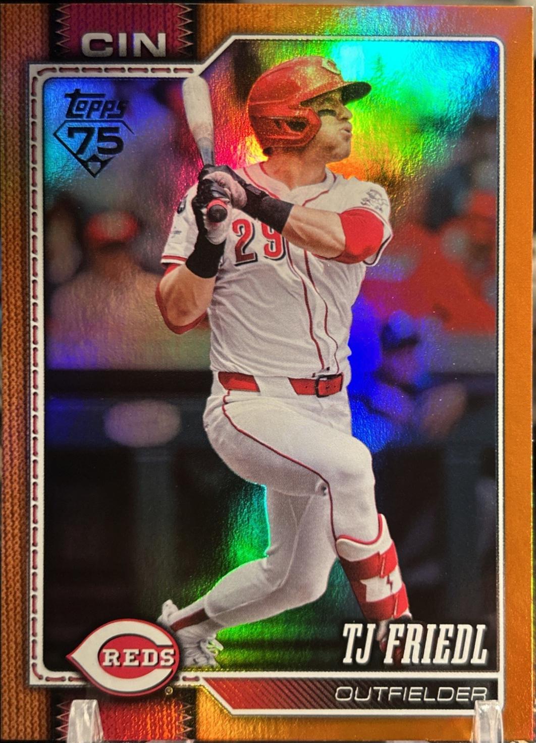 TJ Friedl [Orange Rainbow] #338