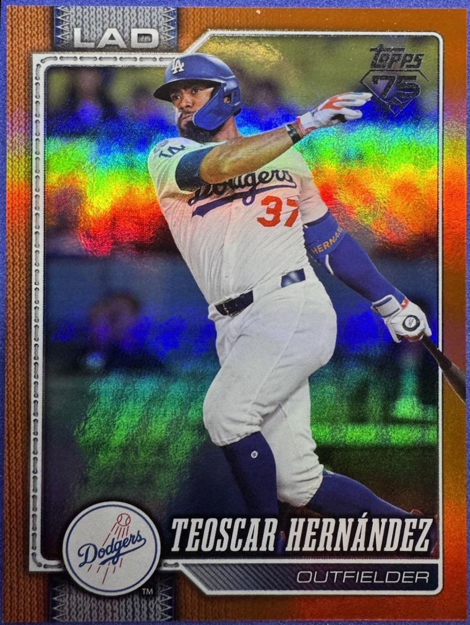 Teoscar Hernandez [Orange Sandglitter] #251