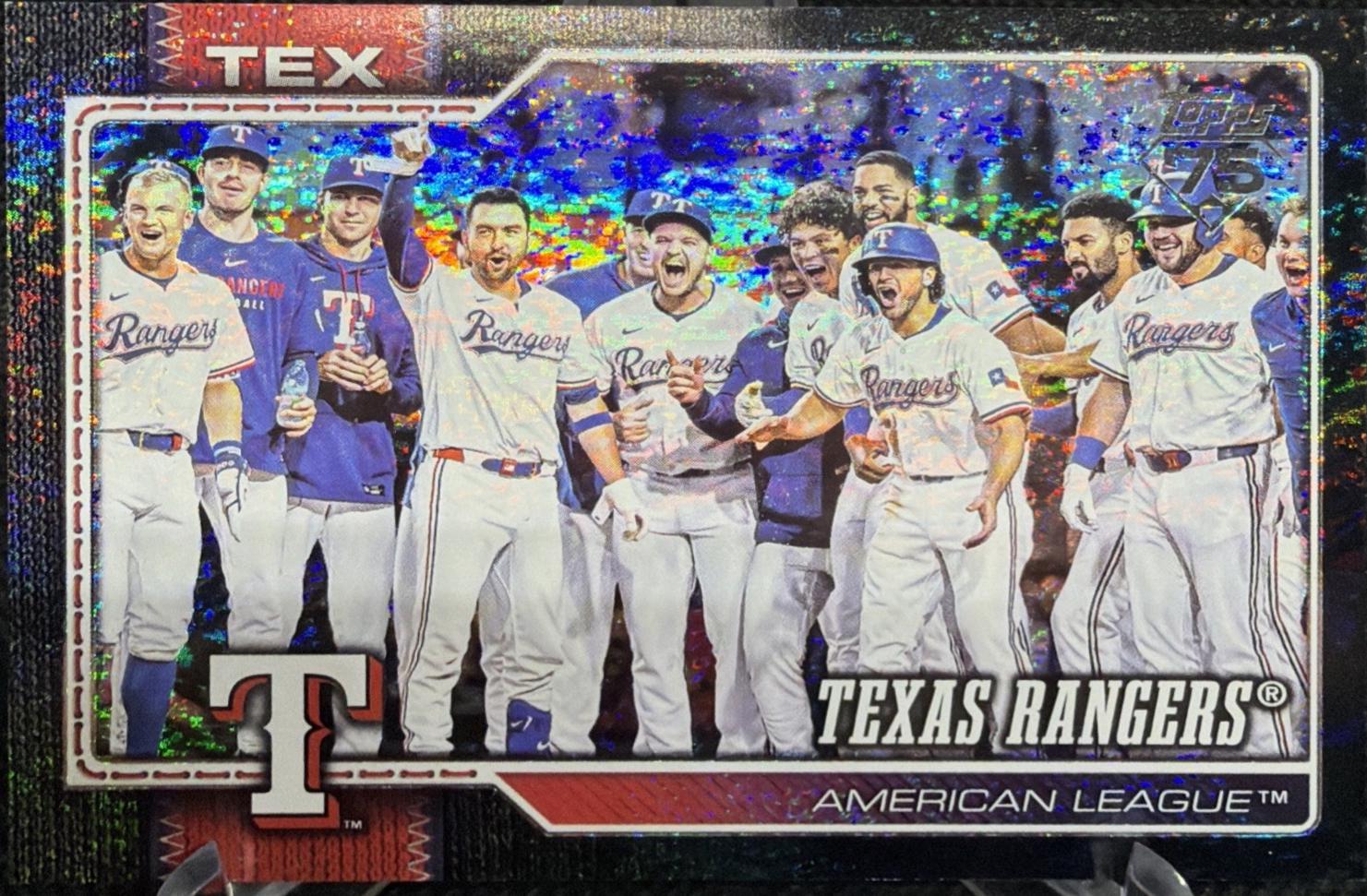 Texas Rangers [Black Holo] #258