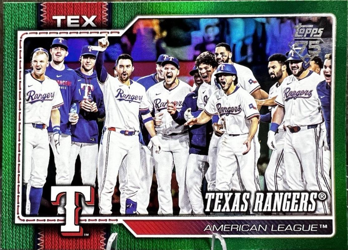 Texas Rangers [Green Rainbow] #258