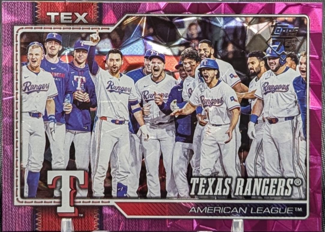 Texas Rangers [Pink Diamante] #258