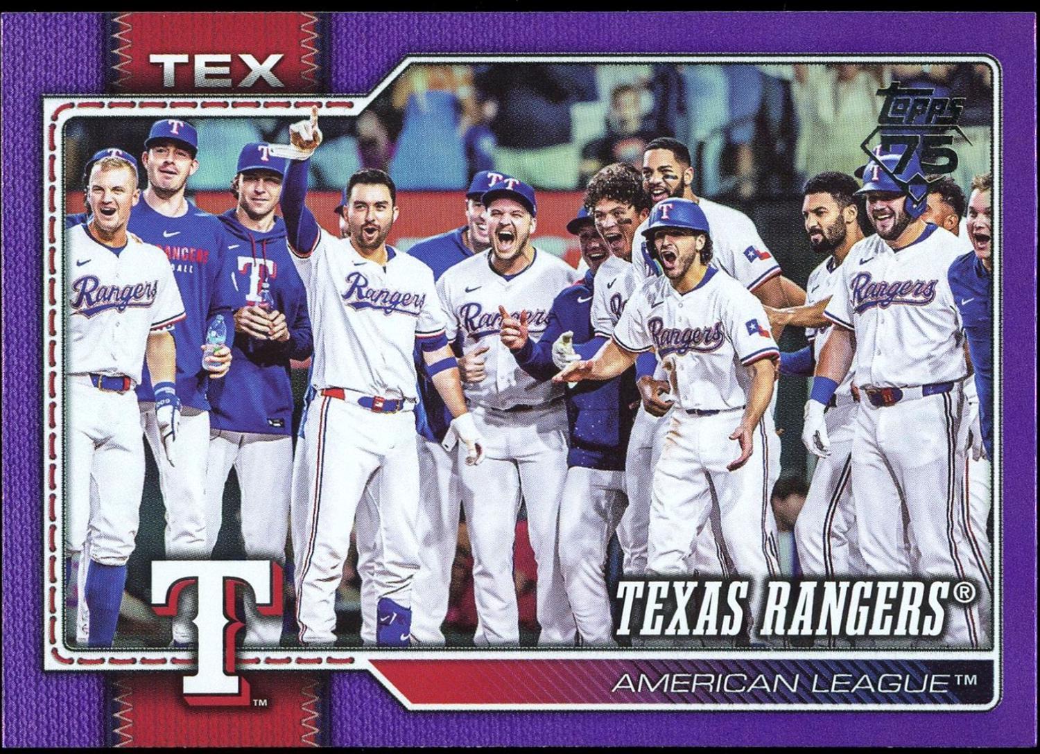 Texas Rangers [Purple Rainbow] #258