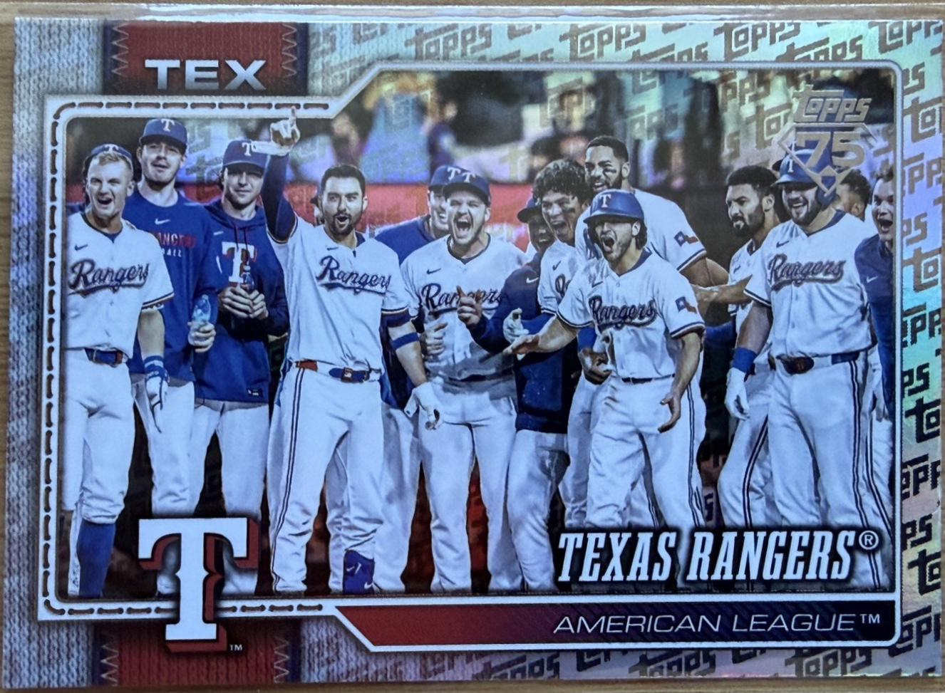 Texas Rangers [Years of Topps] #258