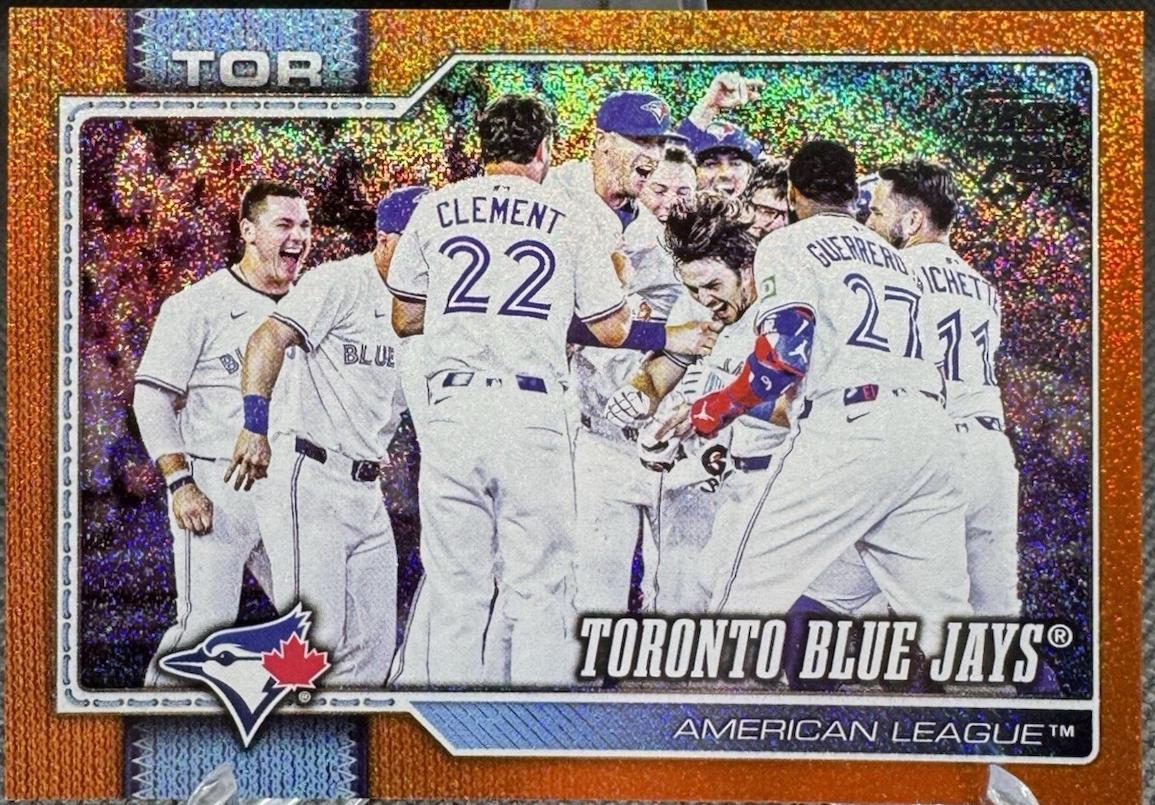 Toronto Blue Jays [Orange Sandglitter] #113