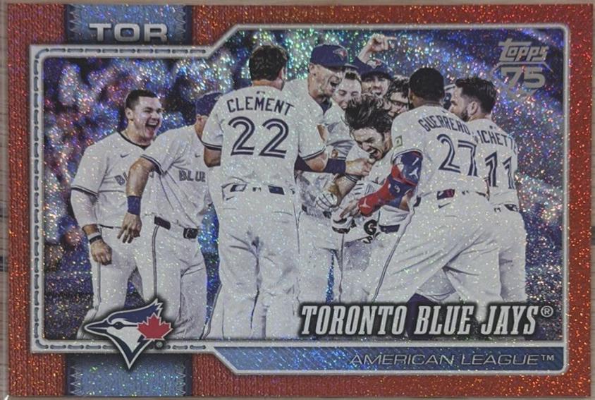 Toronto Blue Jays [Red Sandglitter] #113