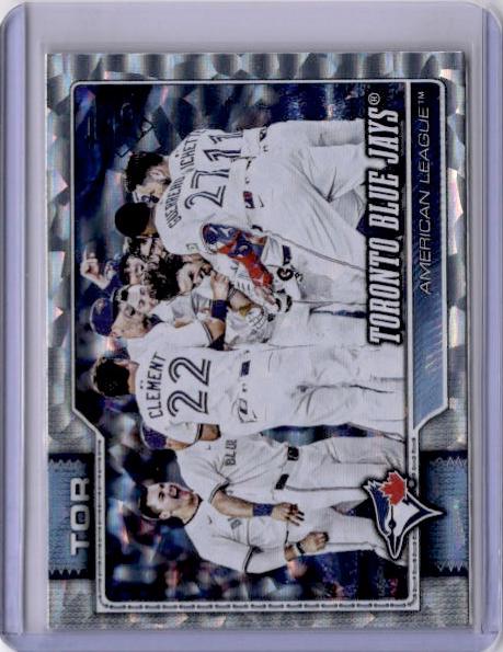 Toronto Blue Jays [Silver Crackleboard] #113