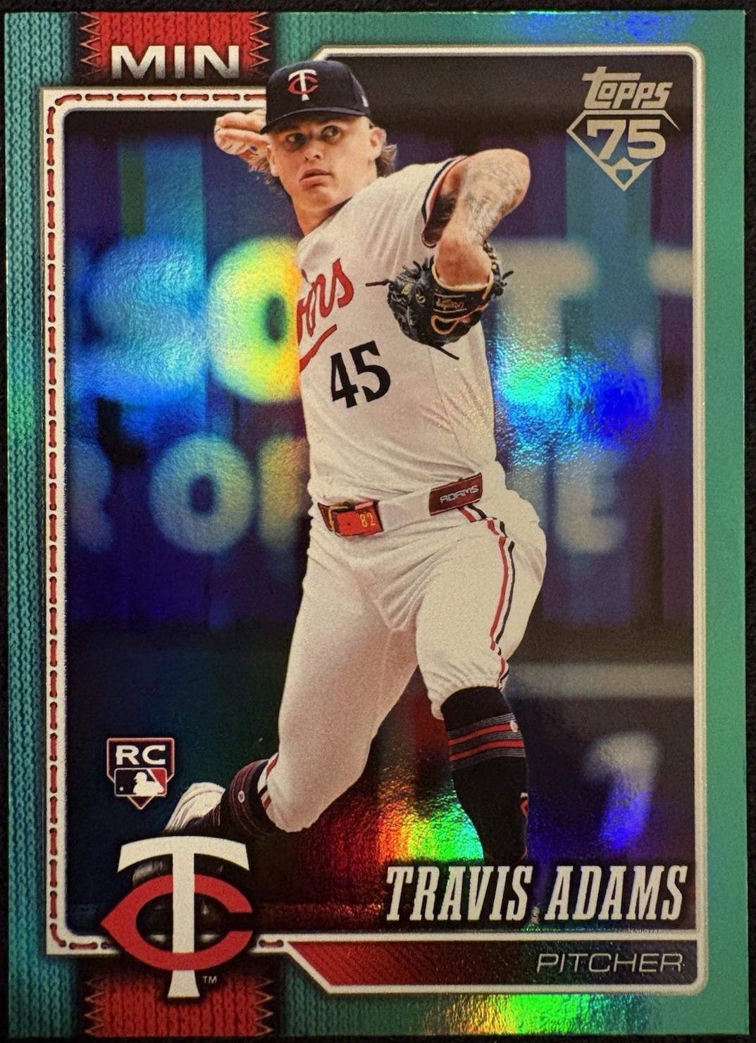 Travis Adams [Aqua Rainbow] #149