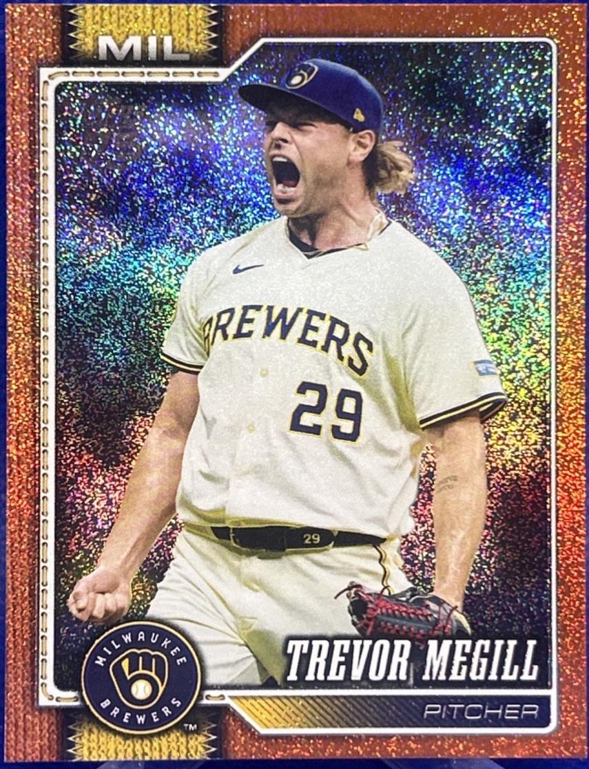 Trevor Megill [Orange Sandglitter] #141