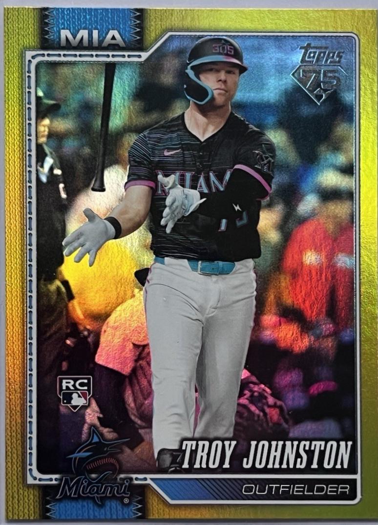 Troy Johnston [Yellow Holo] #317
