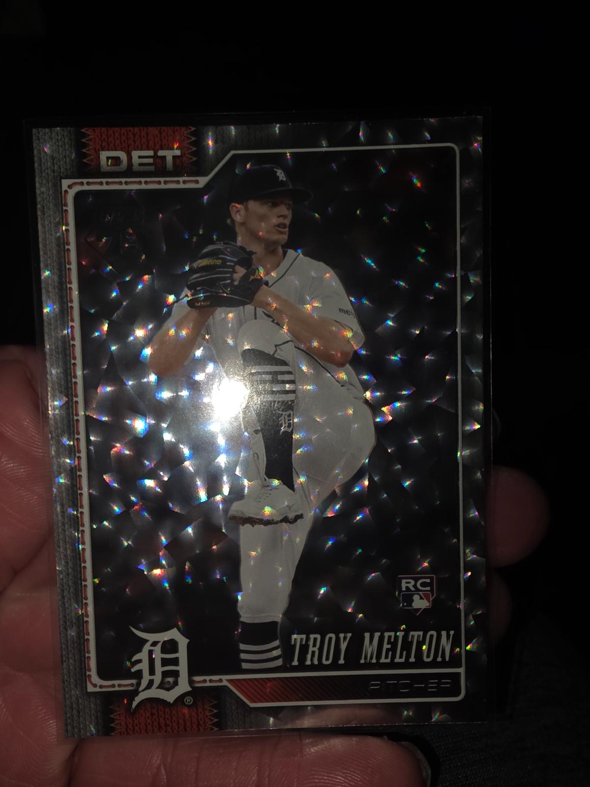 Troy Melton [Silver Crackleboard] #212
