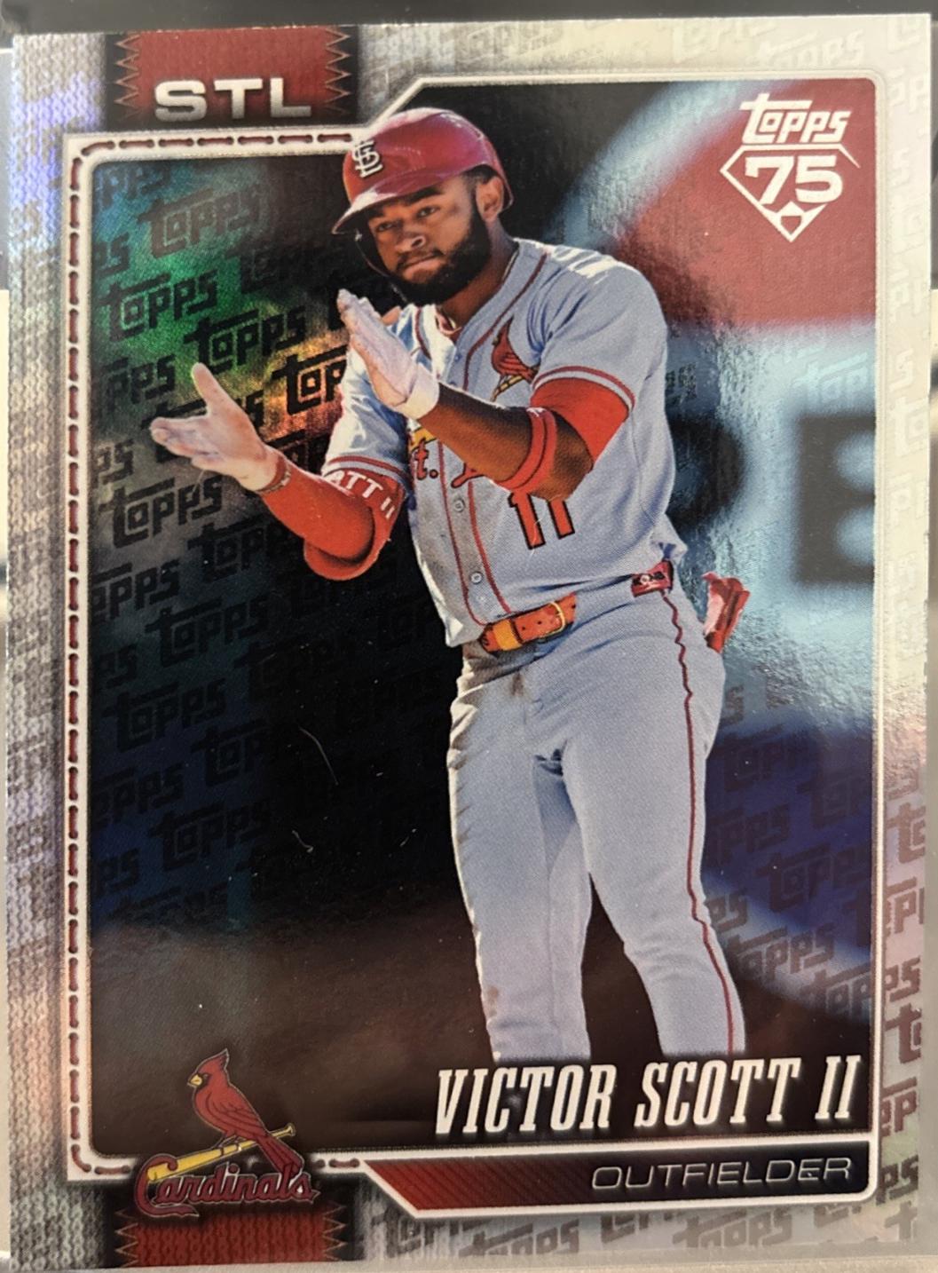 Victor Scott II [Topps Foil Pattern] #221