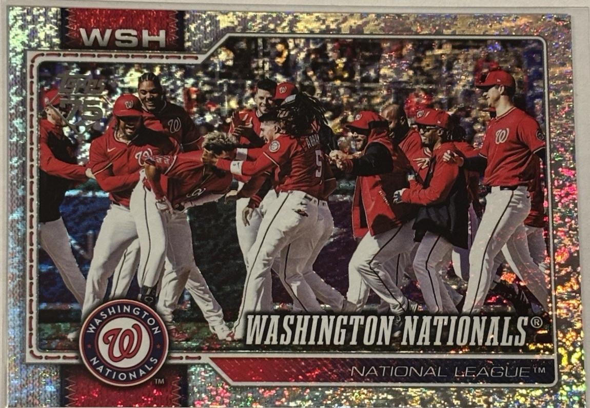 Washington Nationals [Silver Crackleboard] #266