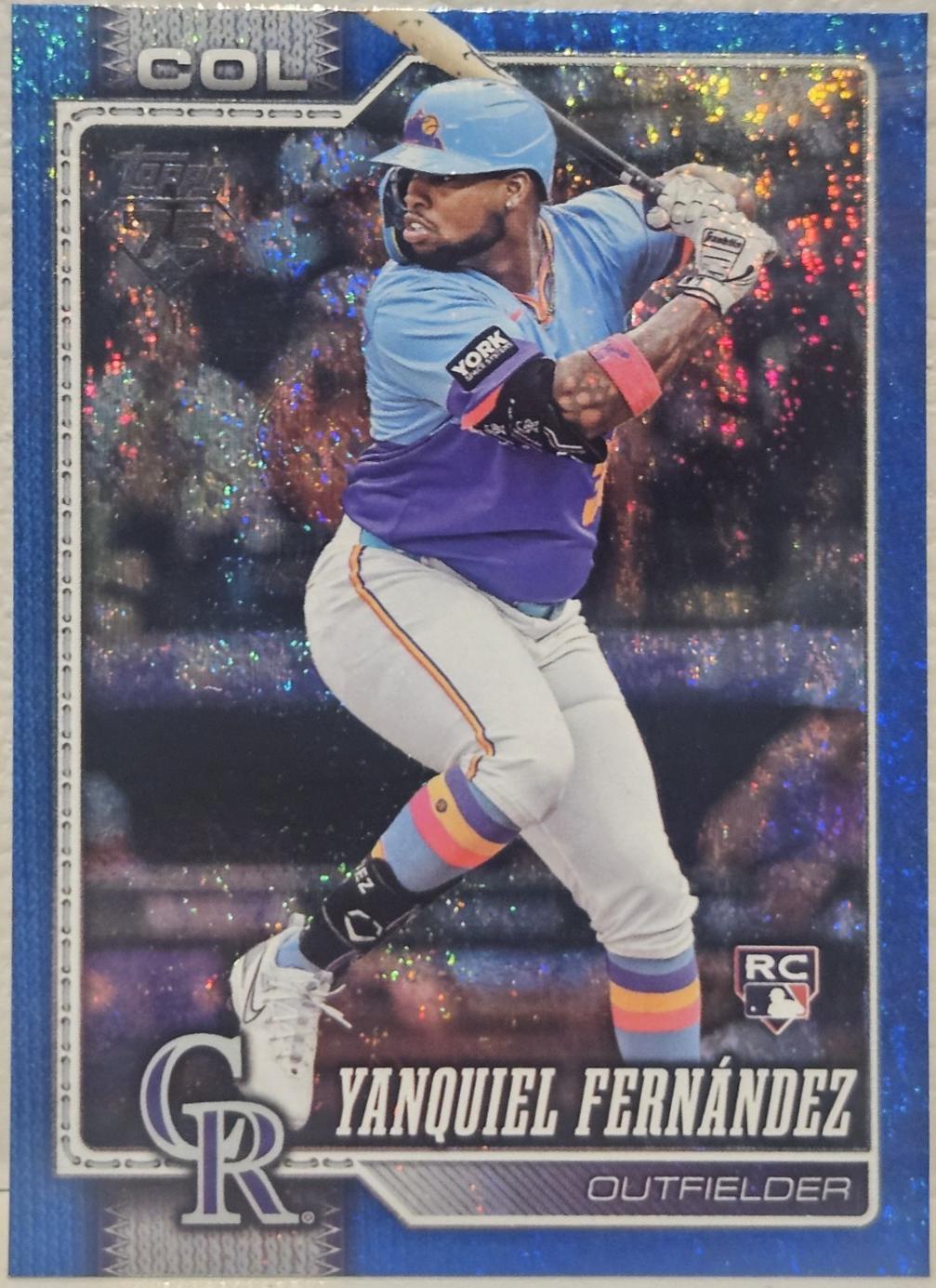 Yanquiel Fernandez [Blue Holo] #116