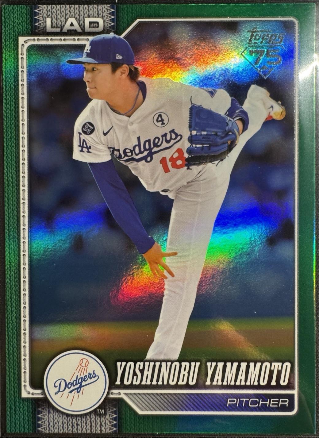 Yoshinobu Yamamoto [Green Rainbow] #90
