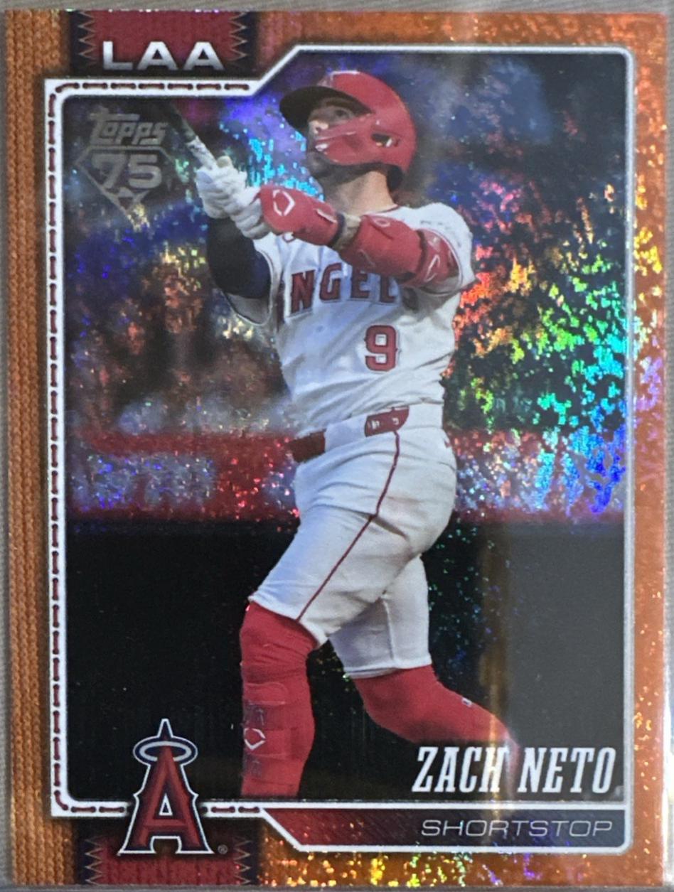 Zach Neto [Orange Sandglitter] #230