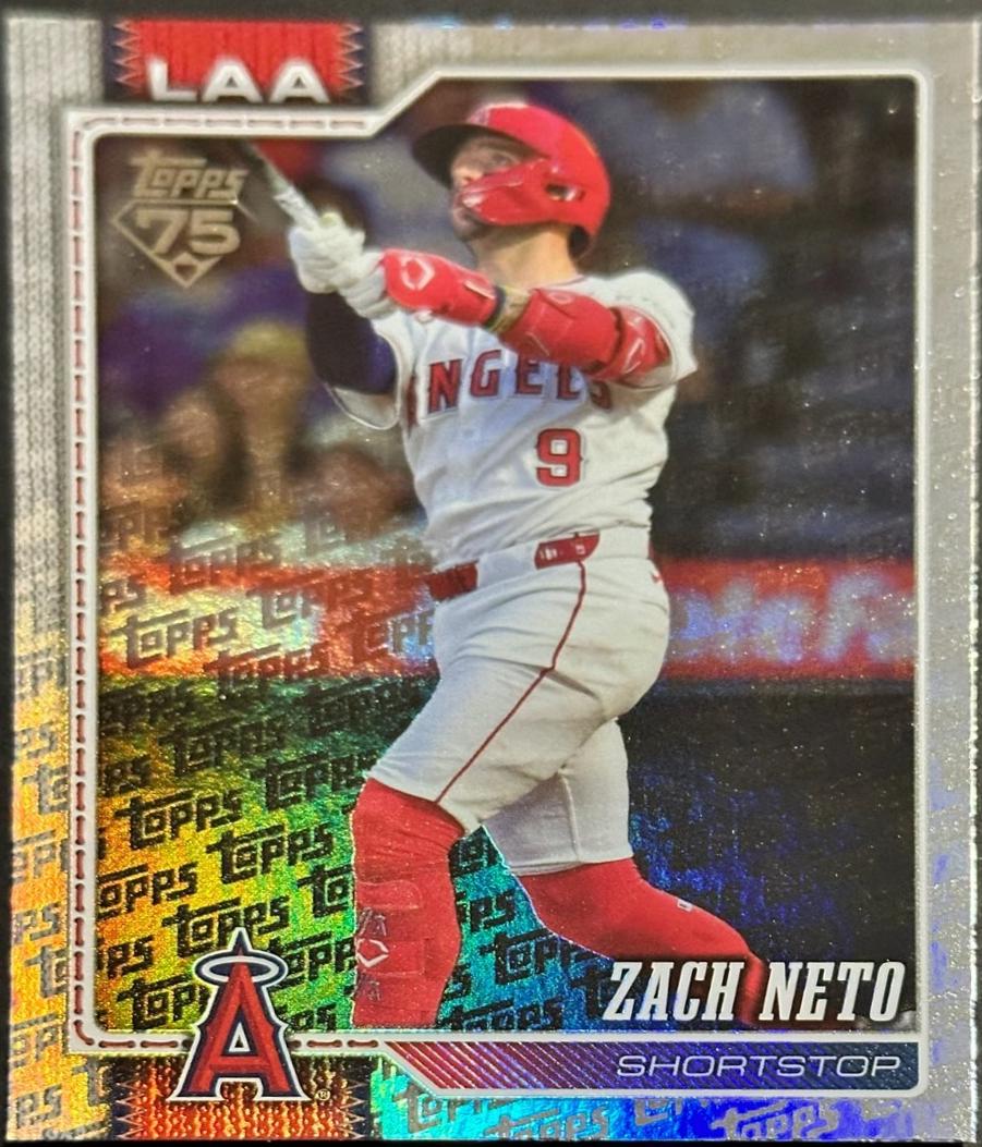 Zach Neto [Topps Foil Pattern] #230