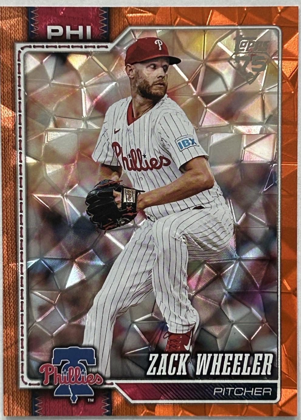 Zack Wheeler [Orange Diamante] #261