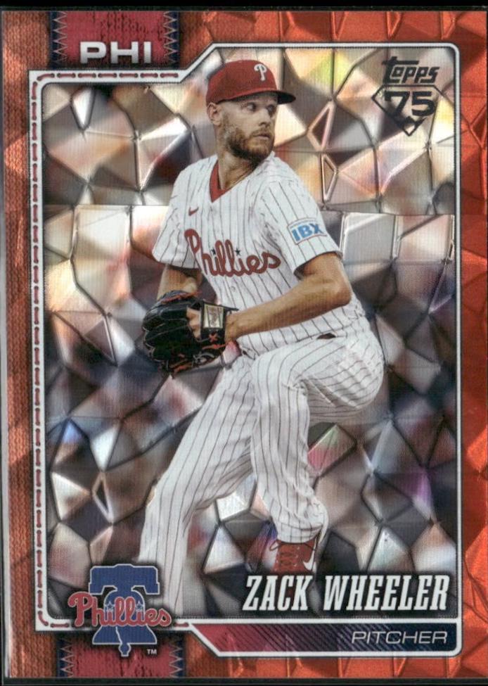 Zack Wheeler [Orange Sandglitter] #261