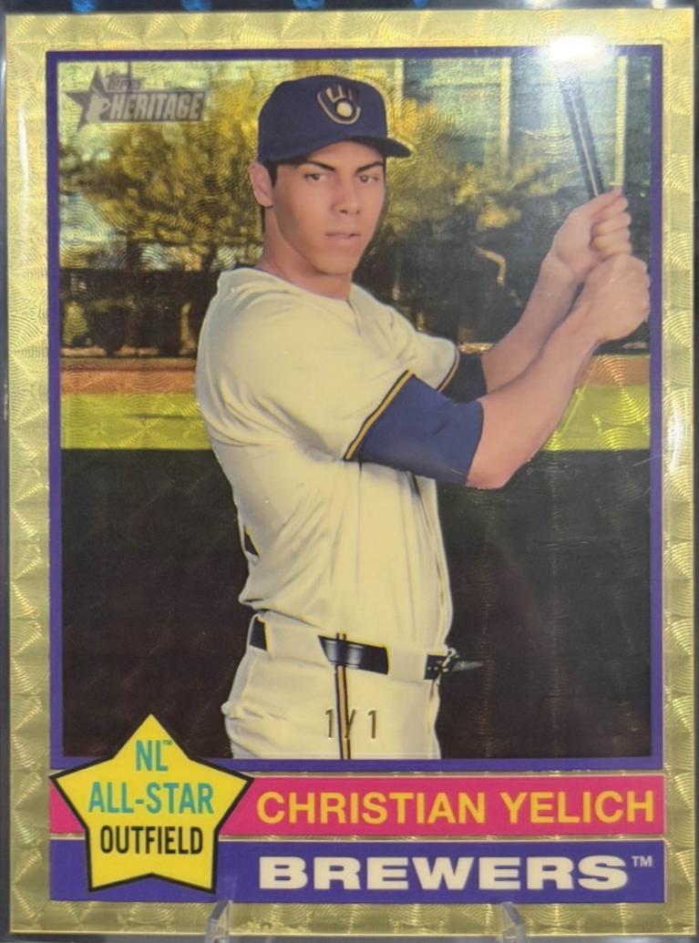 Christian Yelich [Superfractor Chrome Variation] #10
