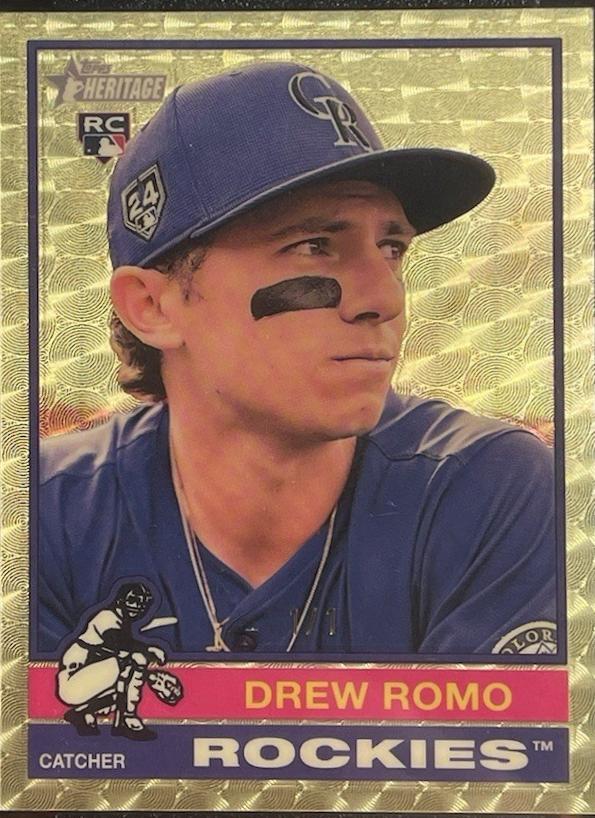 Drew Romo [Superfractor Chrome Variation] #386