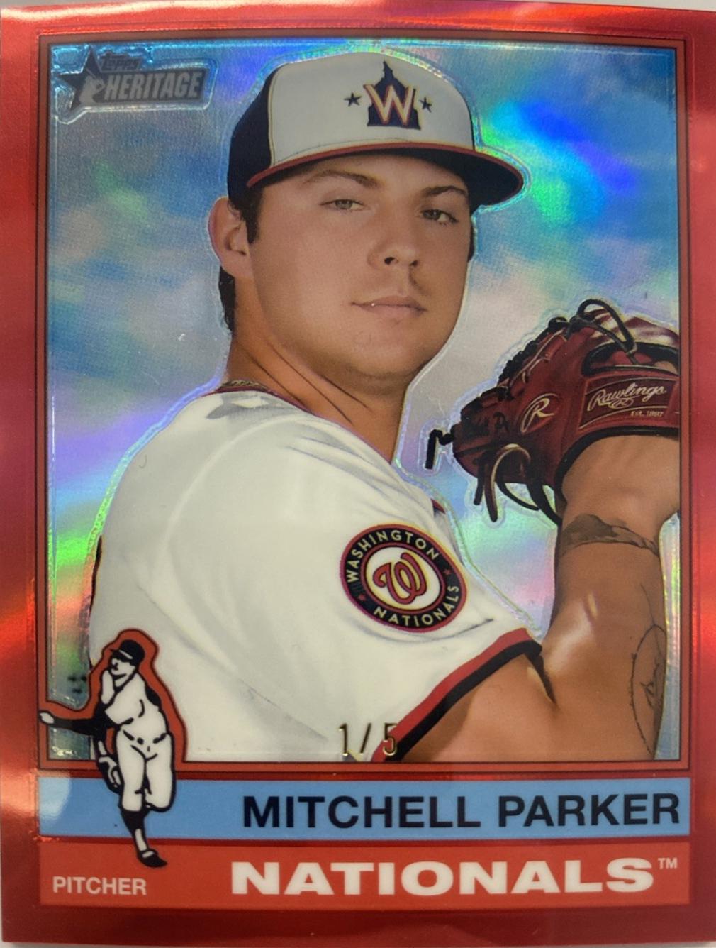 Mitchell Parker [Red Chrome Variation] #311