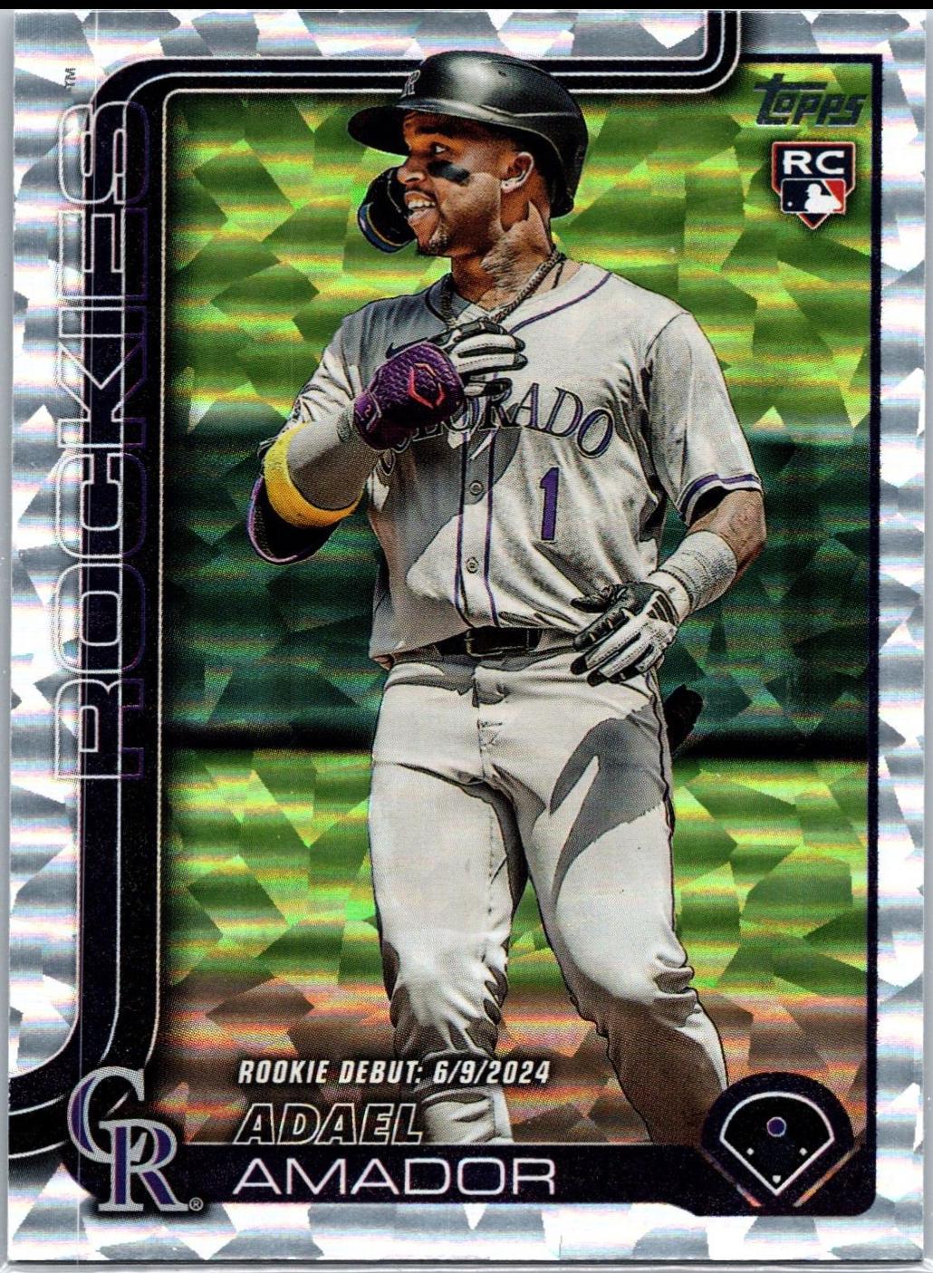 Adael Amador [Silver Crackle Foil] #US94