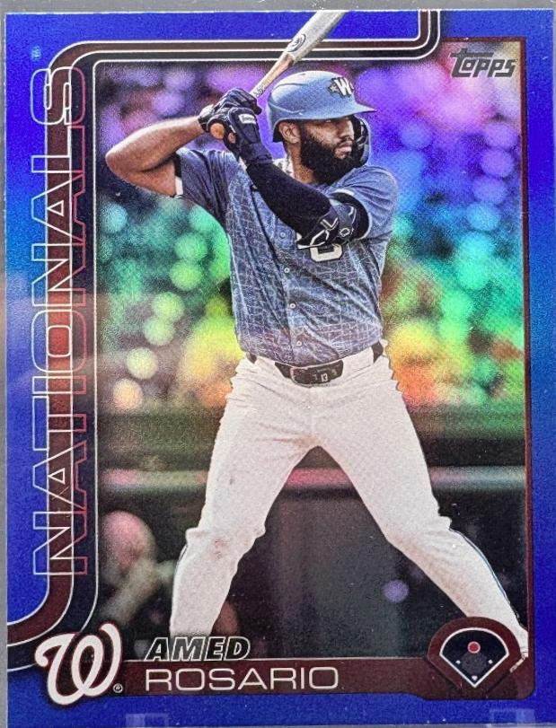 Amed Rosario [Blue Rainbow Foil] #US322