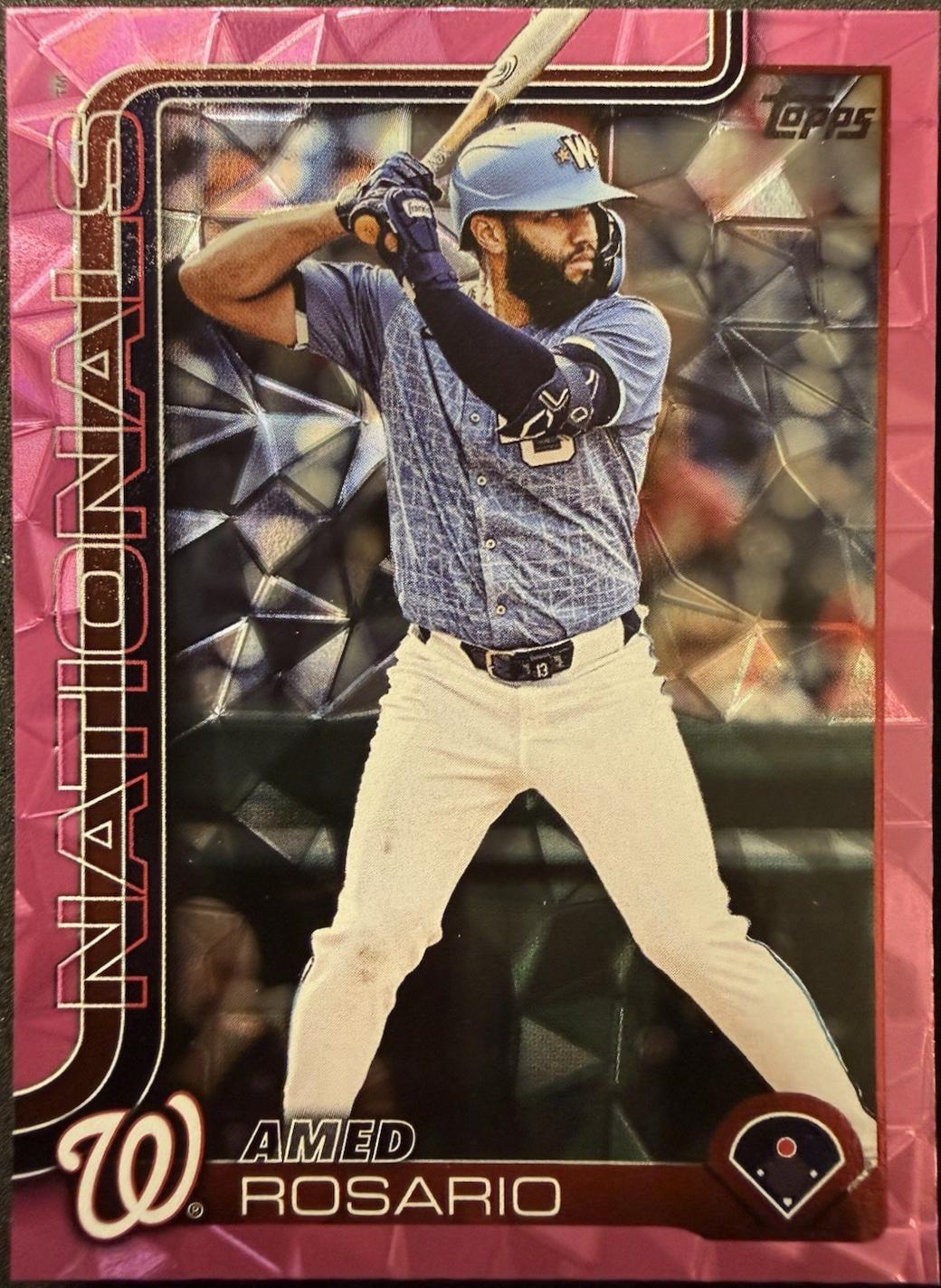Amed Rosario [Pink Diamante Foil] #US322