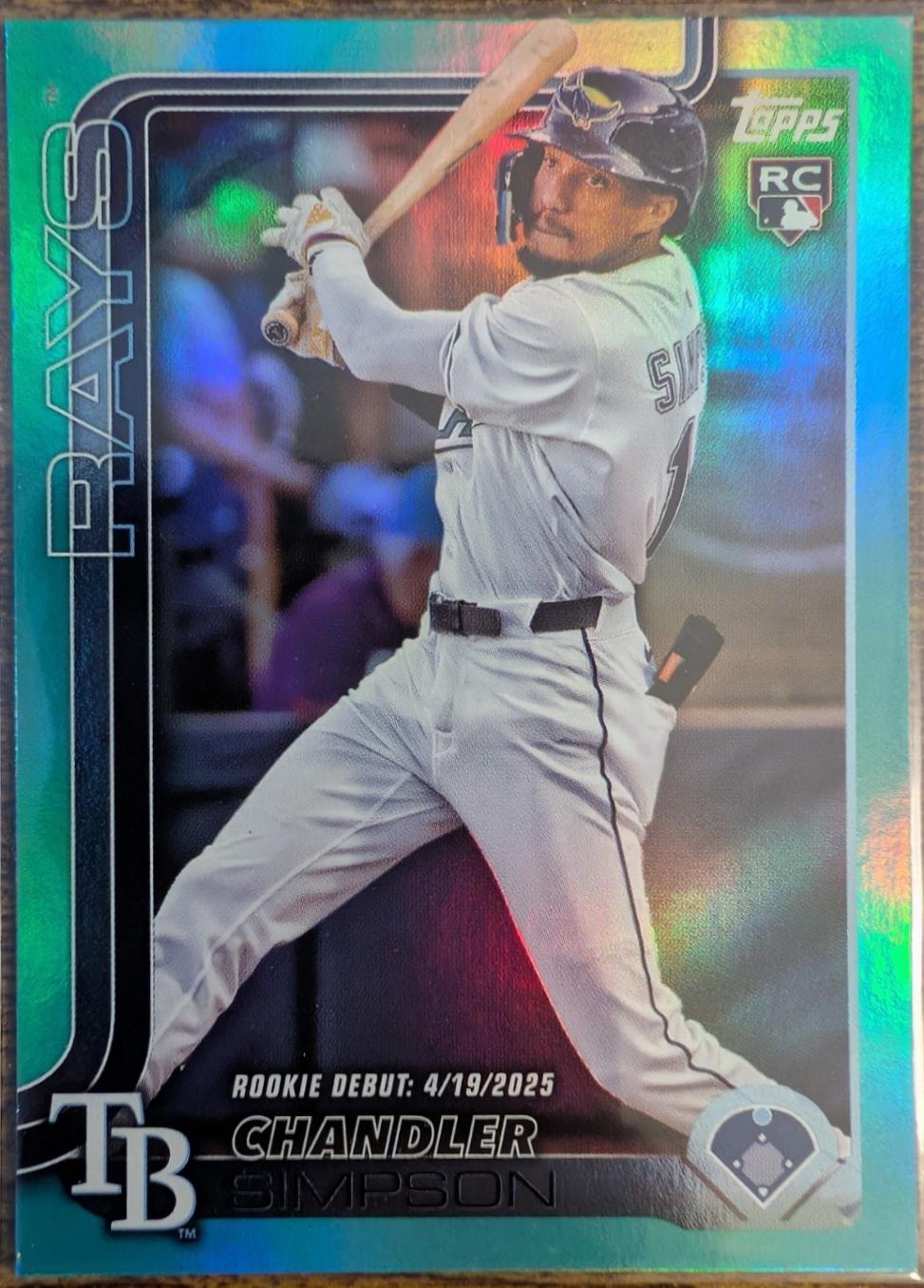 Chandler Simpson [Aqua Rainbow Foil] #US349