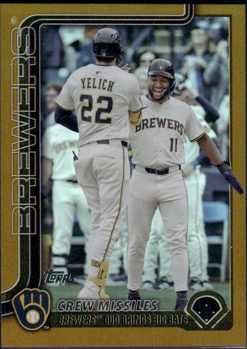Christian Yelich / Jackson Chourio [Holo Gold Foil] #US233
