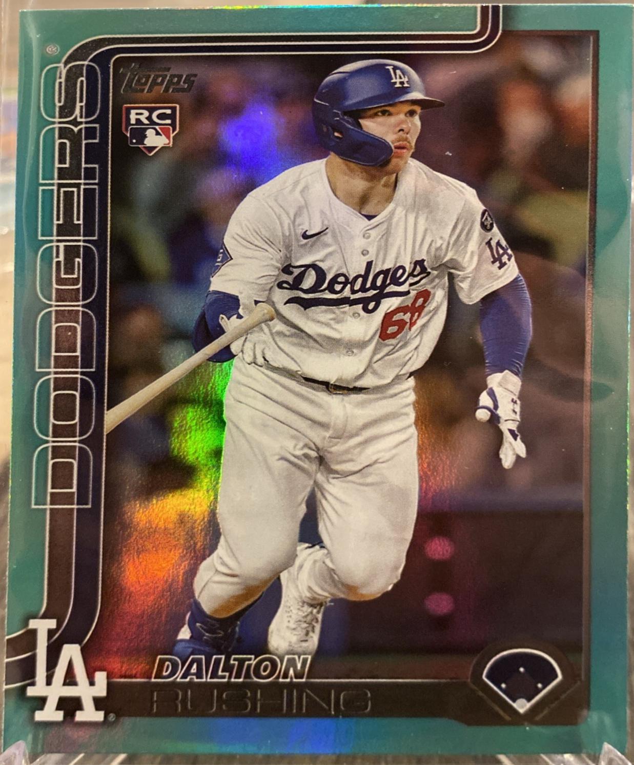 Dalton Rushing [Aqua Rainbow Foil] #US38