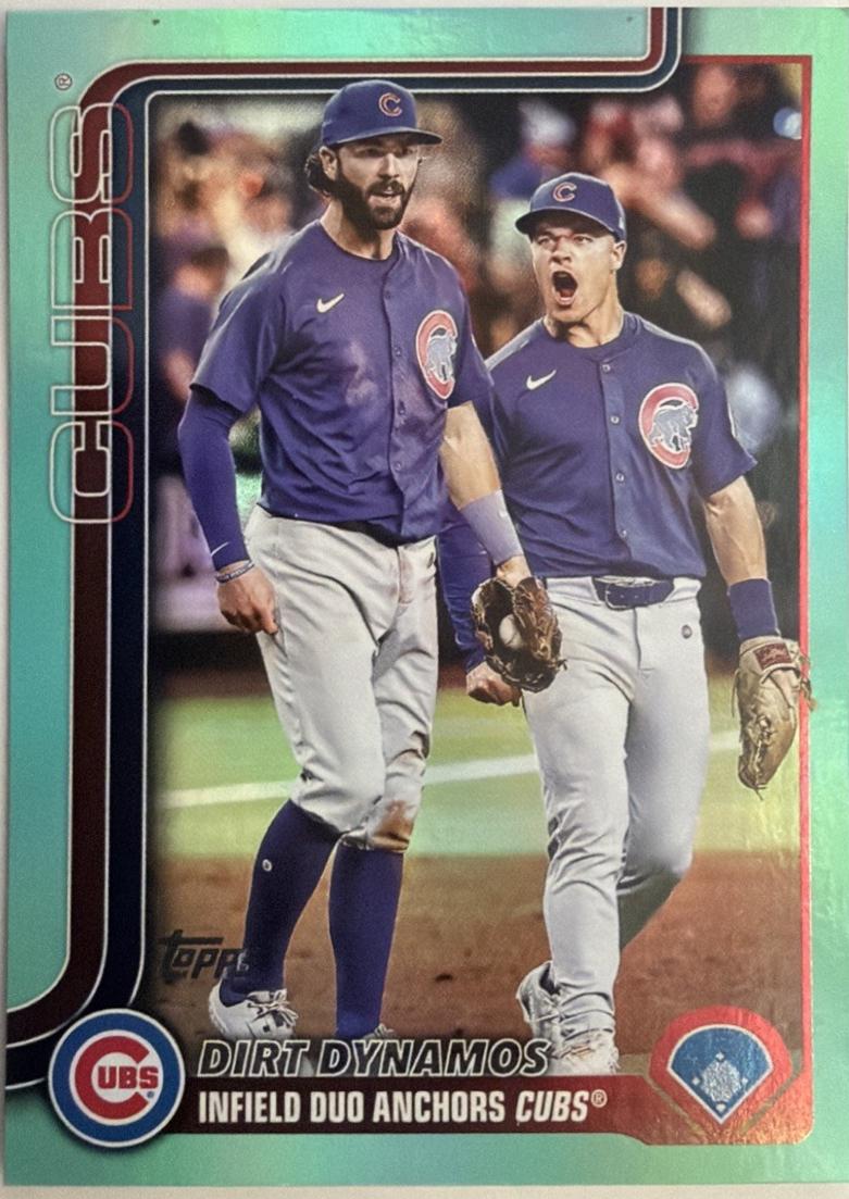 Dansby Swanson / Matt Shaw [Aqua Rainbow Foil] #US309