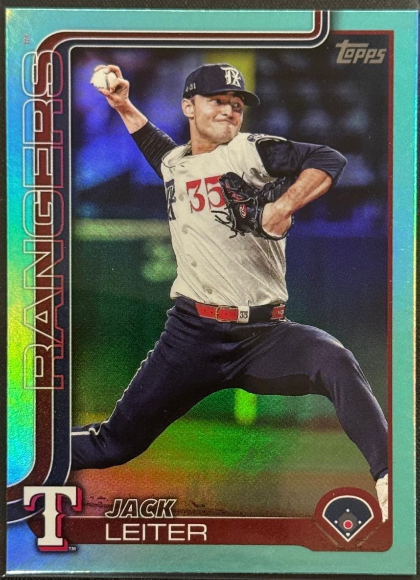 Jack Leiter [Aqua Rainbow Foil] #US165