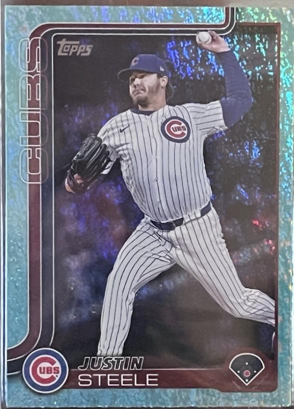 Justin Steele [Holo Aqua Foil] #US248